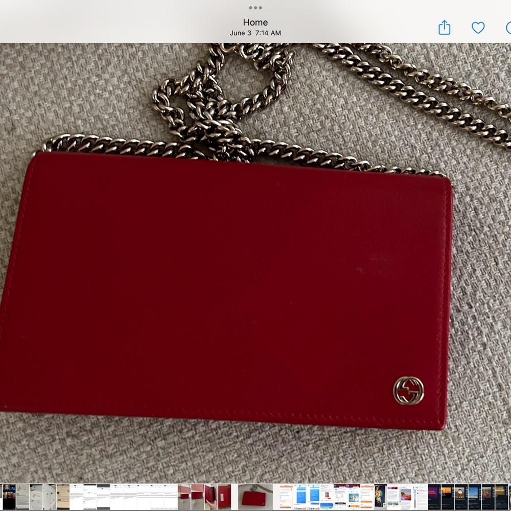 Beautiful Gucci wallet cross body bag. Very gently worn. Great condition. - Picture 4 of 4